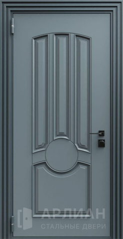 Фото №2 «Черная дверь в квартиру с шумоизоляцией №661»